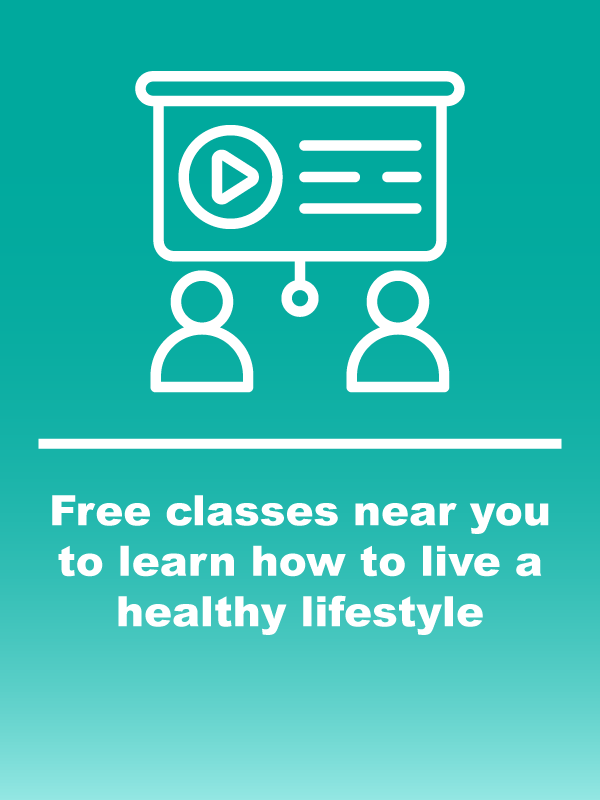 Free classes near you to learn how to live a healthy lifestyle