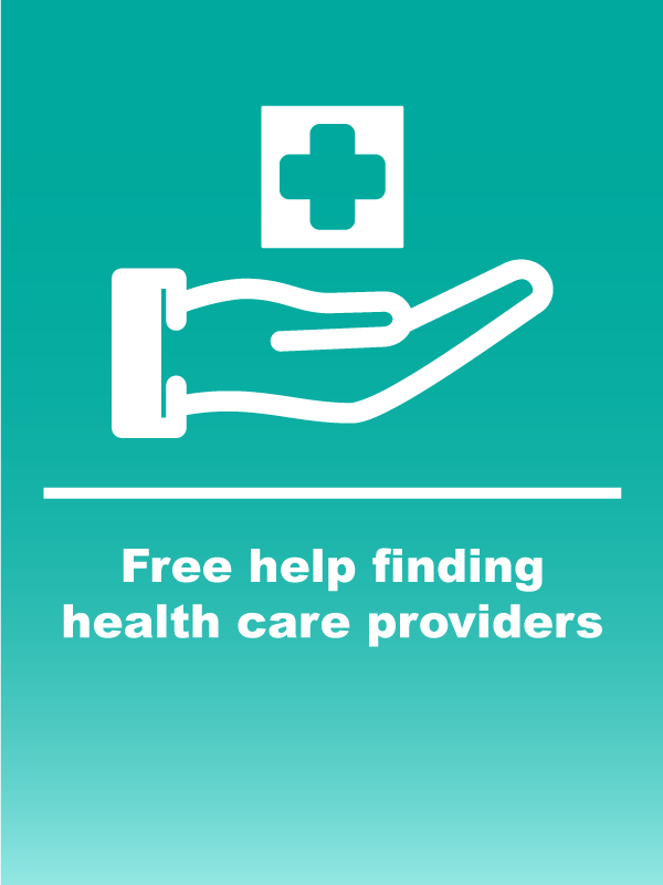 Free help finding health care providers